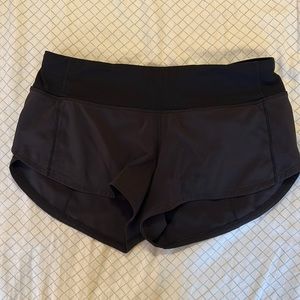 Lululemon speed up 2.5in shorts black